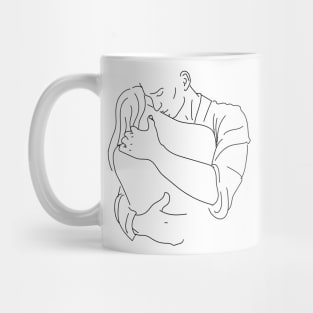 lovers' embrace Mug